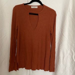 Medium pumpkin colored Project Social X Urban Outfitters tunic top